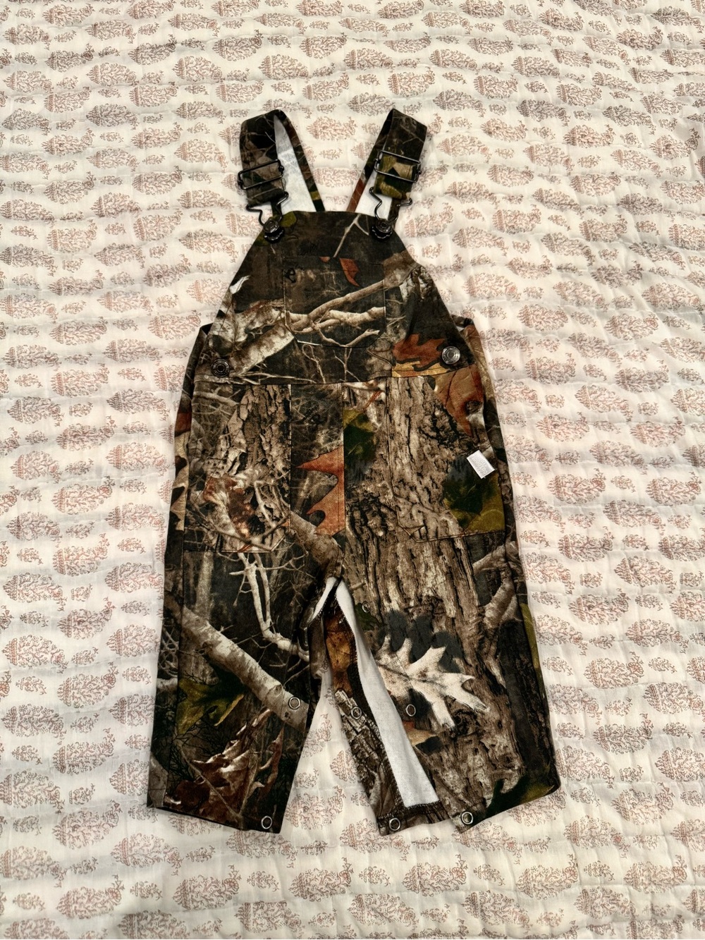 Kids Camouflage Overalls - bass pro